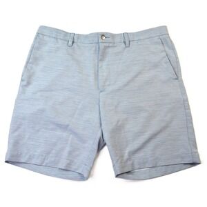Callaway Mens Golf Shorts Blue Heathered Performance Stretch Flat Front Size 38